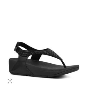 FitFlop Crystal Embellished Back Strap Sandals size 10